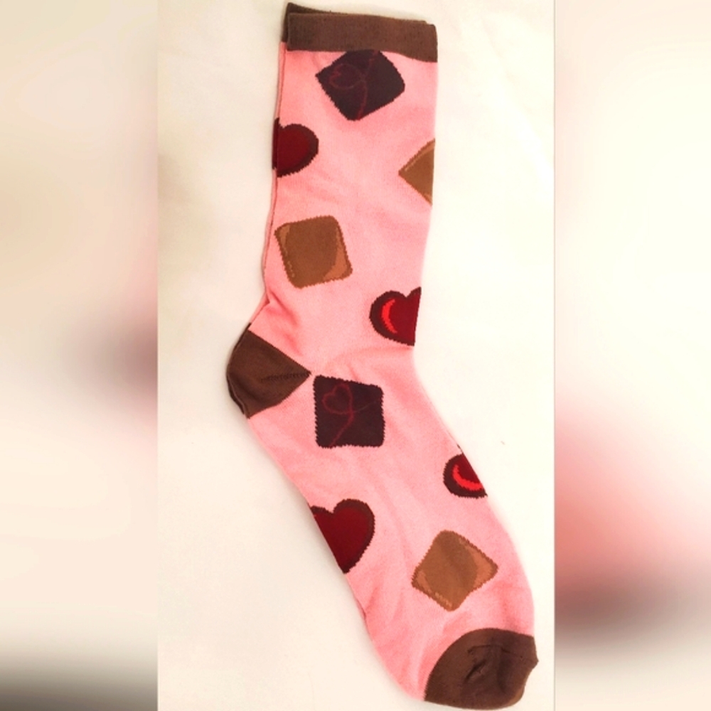 Crew Socks -Heart Socks red heart container Included - one size